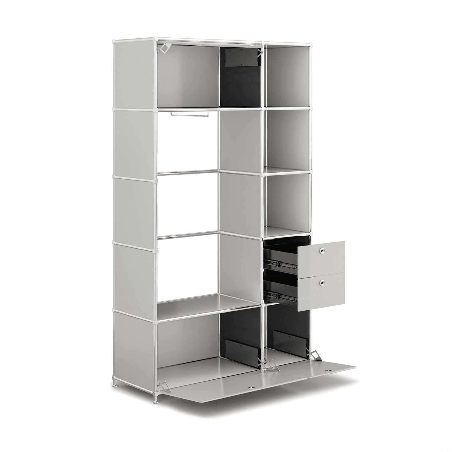 Garderobe in elegantem Hellgrau - Image 2