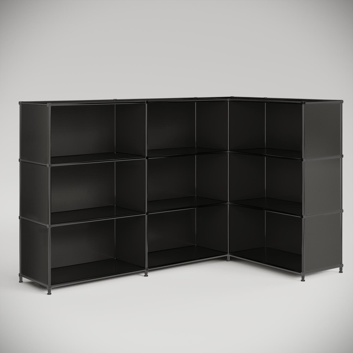 Kompakte Empfangstheke in Chromschwarz - Image 3